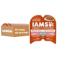 IAMS Perfect Portions pate para gatos con pavo, porciones individuales para comida fresca.
