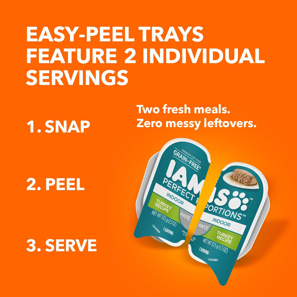 Paté de pavo sin granos para gatos adultos, IAMS