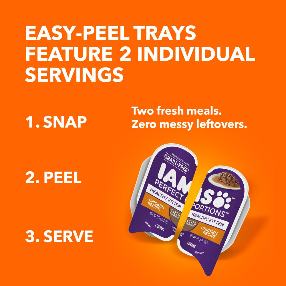 IAMS Perfect Portions con vitamina E, apoyo al sistema inmune diario.