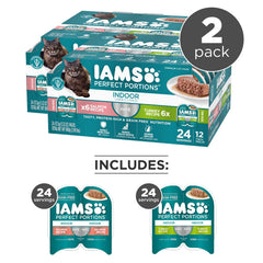IAMS Paté de salmón Indoor, textura suave para gusto diario