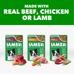 IAMS Proactive Health con carne real, perfecta como complemento a croquetas secas.
