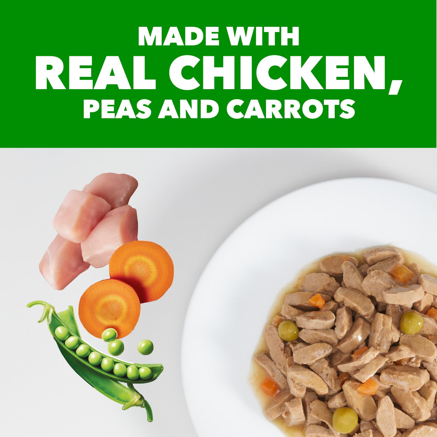 IAMS Proactive Health con zanahorias para color y vitaminas naturales.