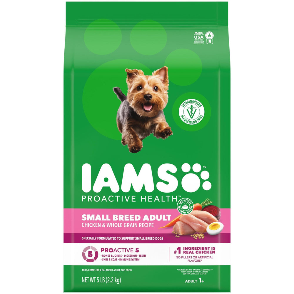 IAMS Proactive Health para perro pequeño con pollo, bolsa de comida diaria