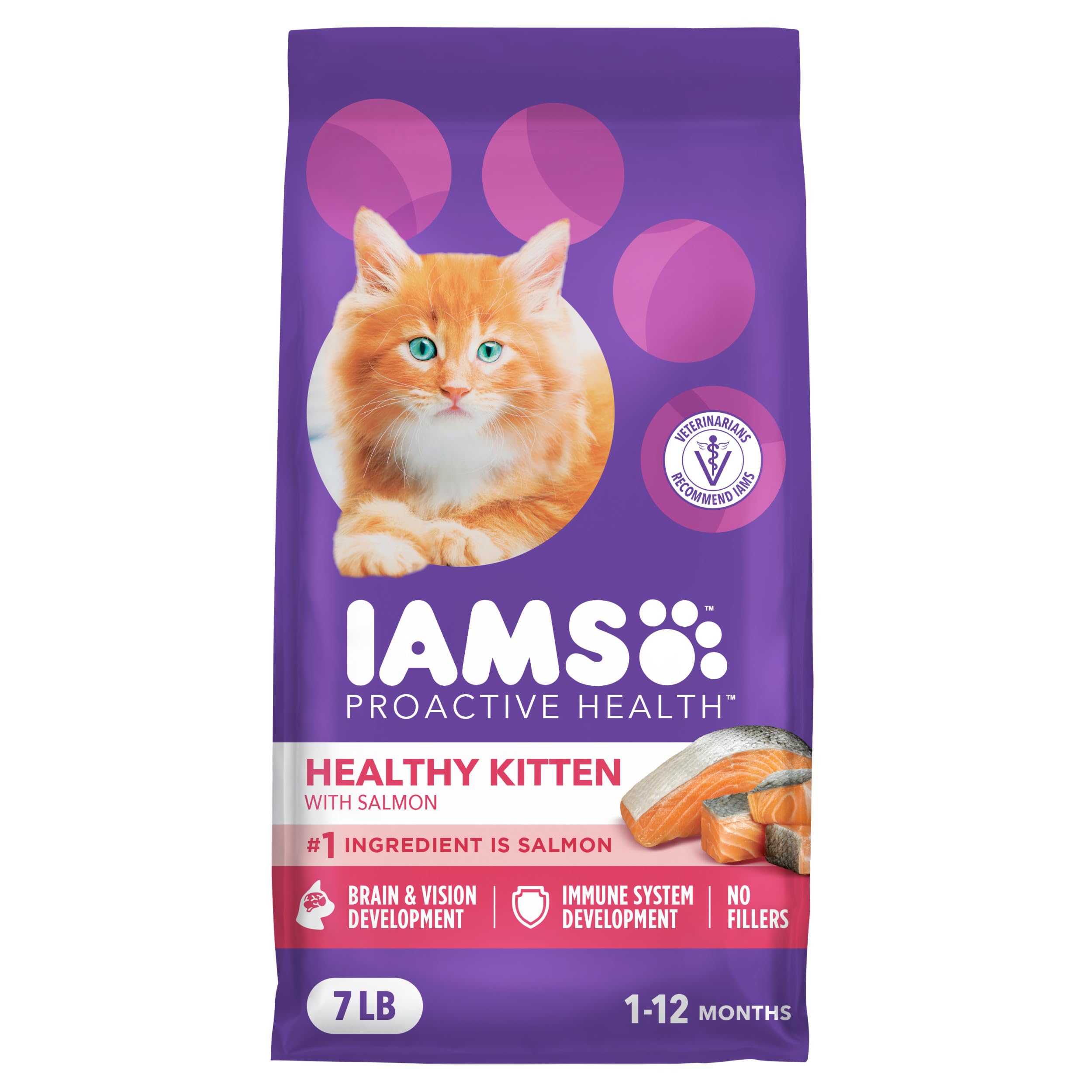 IAMS Proactive Health Gatito, bolsa frente: nutrición equilibrada para gatitos en crecimiento.