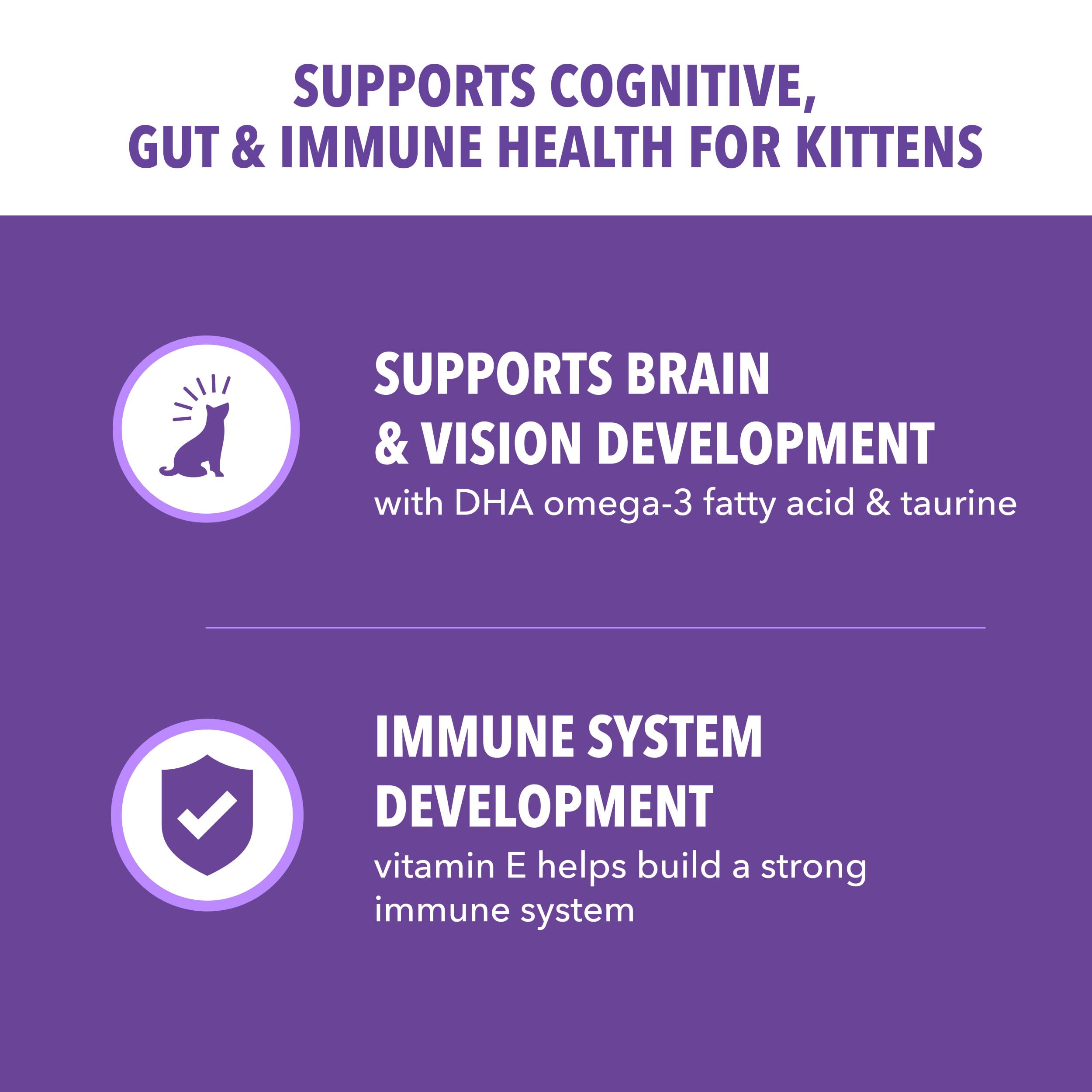 IAMS Proactive Health Gatito Omega3-DHA favorece cerebro y visión