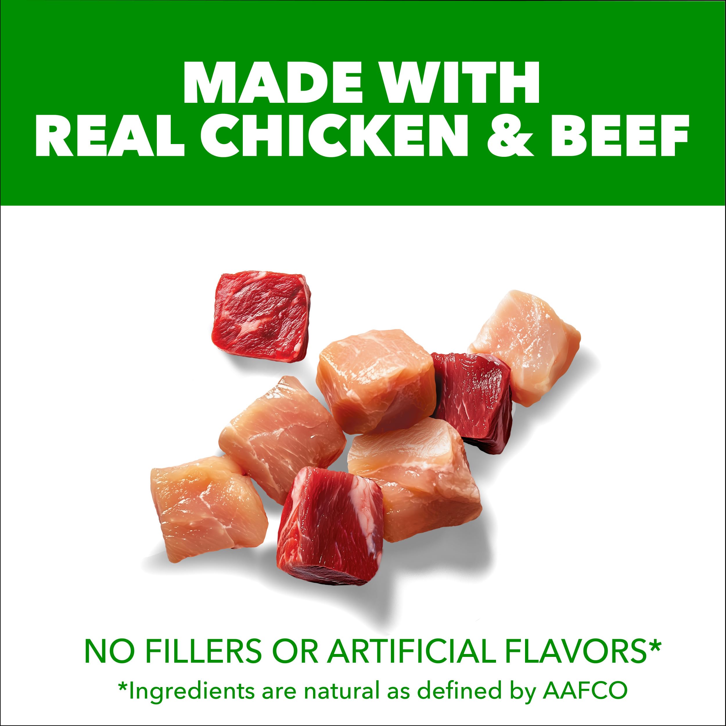 Ingredientes naturales y sin rellenos en IAMS Proactive Health