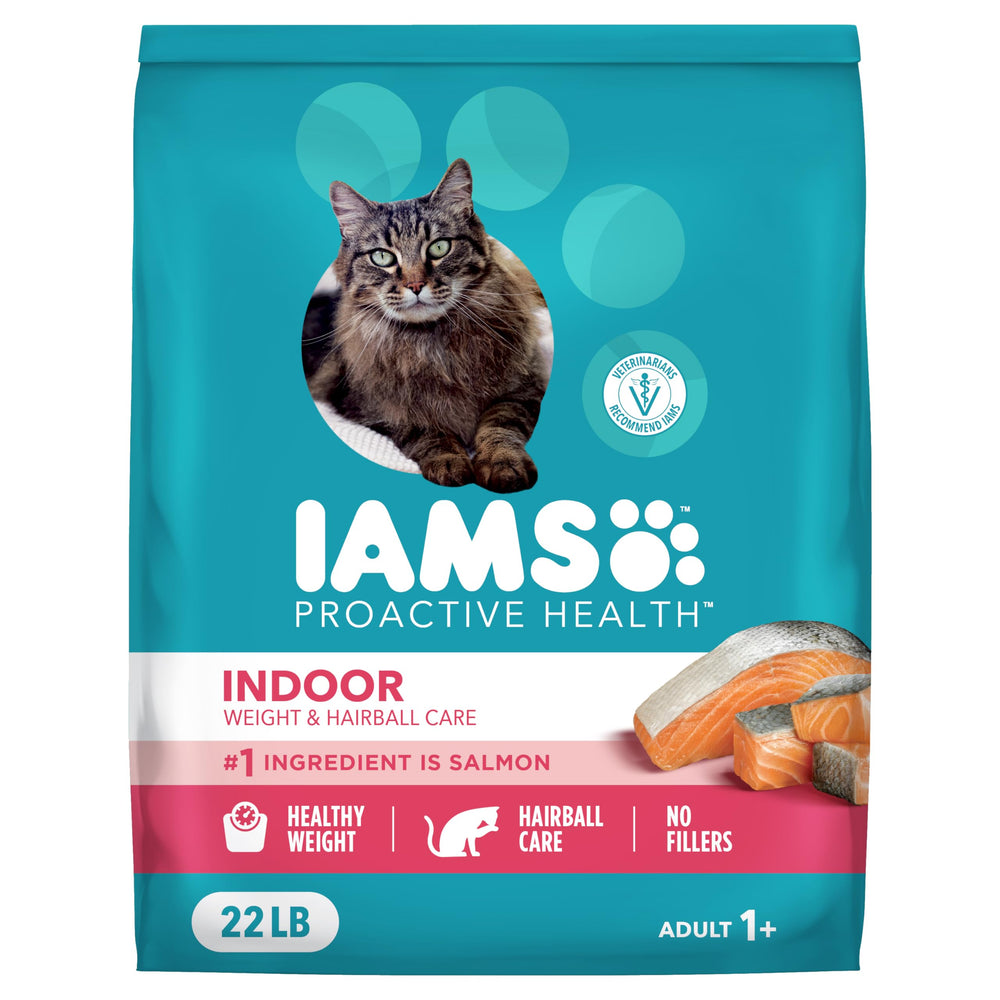 IAMS Proactive Health: saco 22 lb para control de peso y nutrición diaria.