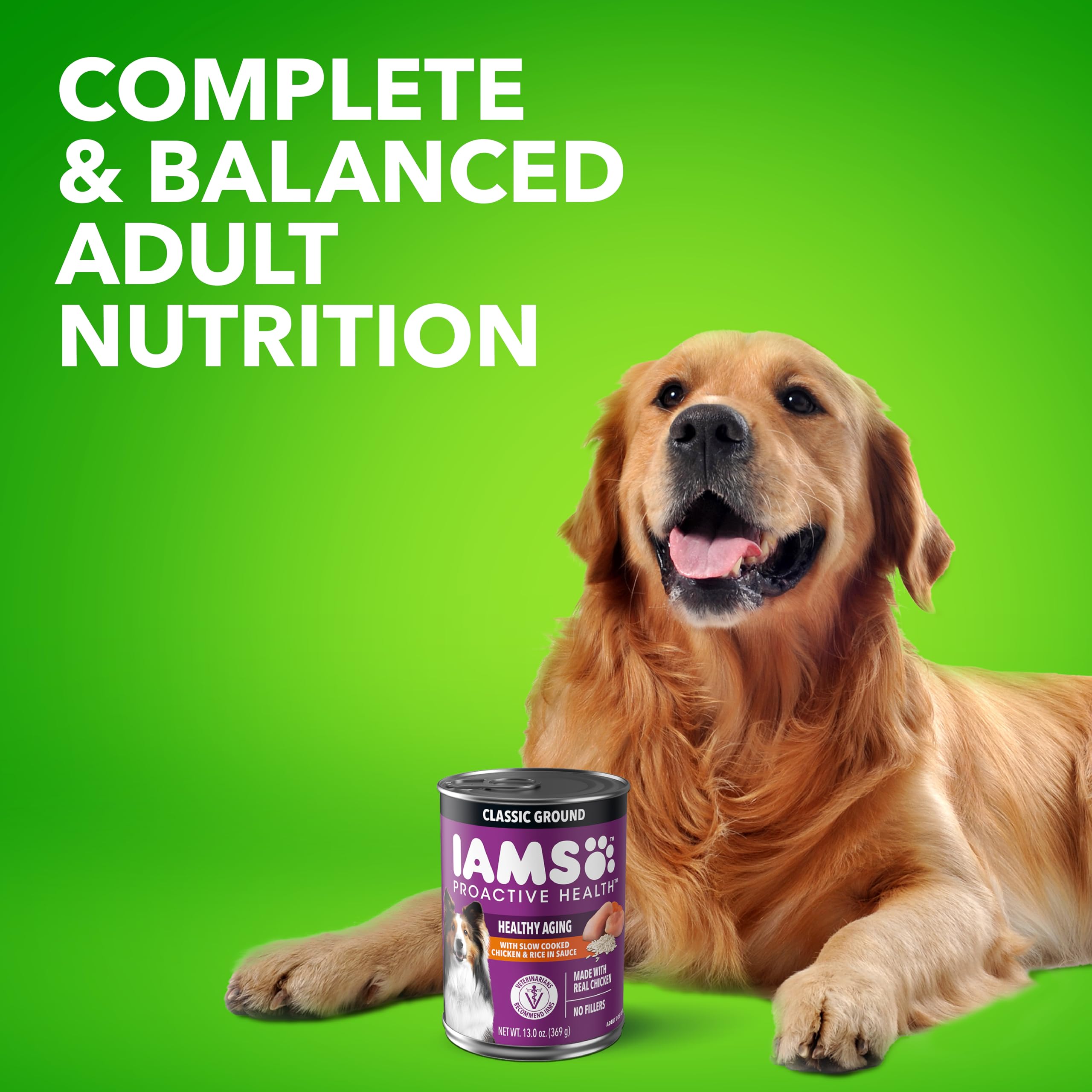 IAMS Proactive Health Senior, porciones completas para cada comida
