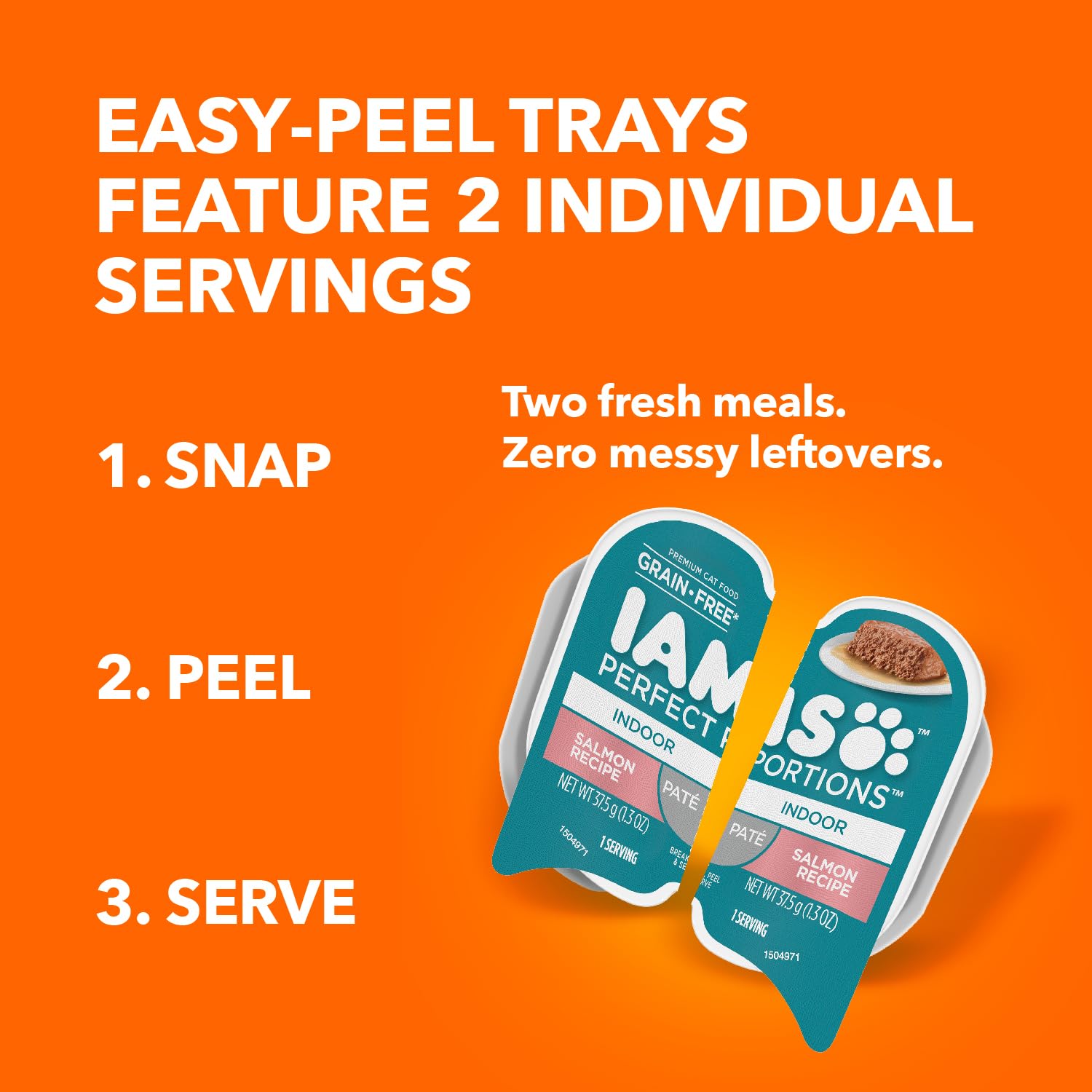 IAMS Sin sabores artificiales ni conservantes en la receta