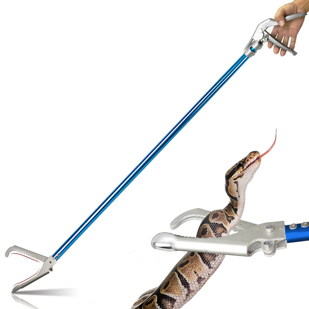 IC ICLOVER tenazas serpiente 52 pulgadas, alcance seguro para reptiles.