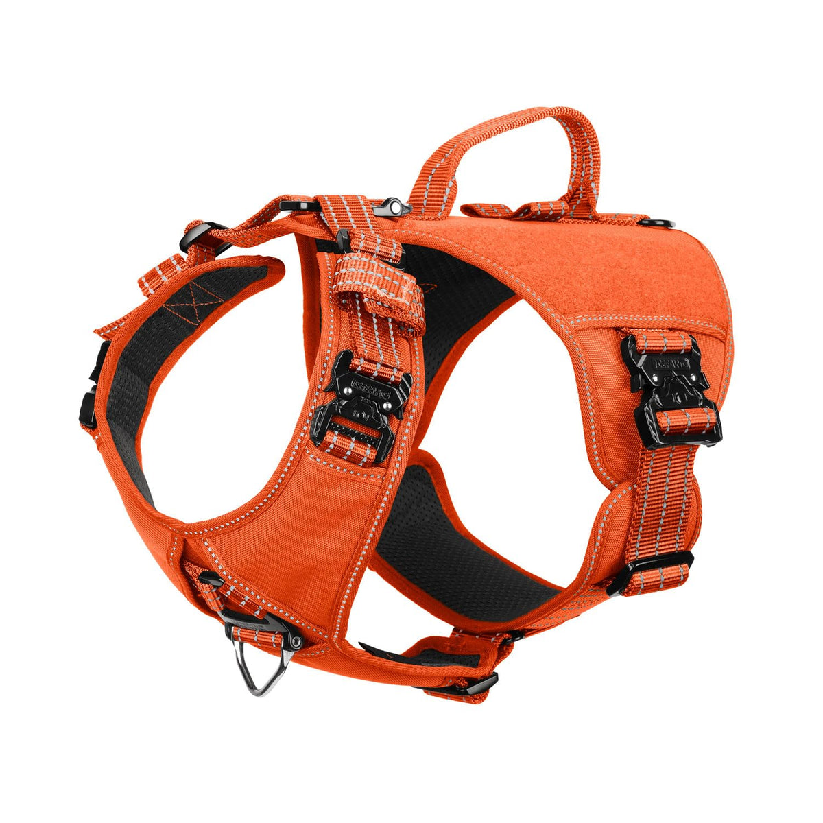 Arnés ICEFANG con cierres metalicos 4, ideal para entrenamiento y paseo.
