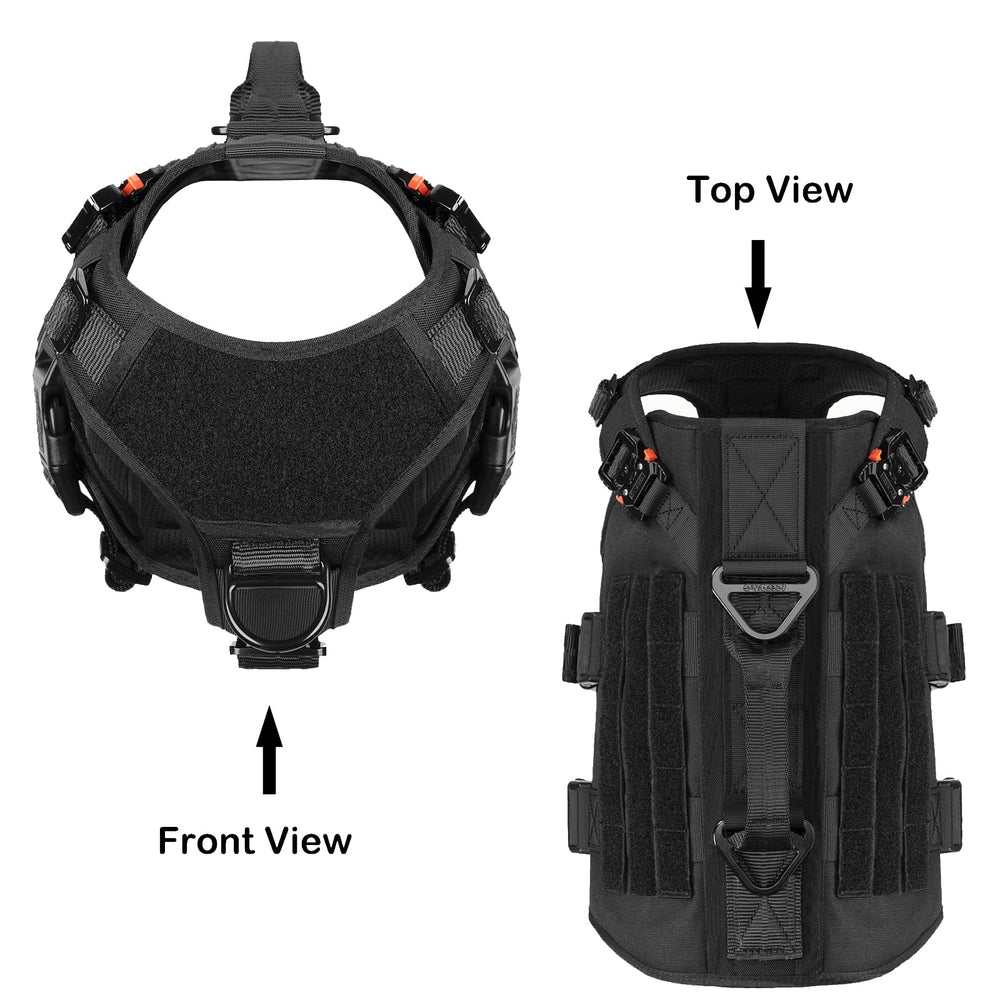 ICEFANG GN3 arnés con sistema MOLLE para equipamiento en caminatas.