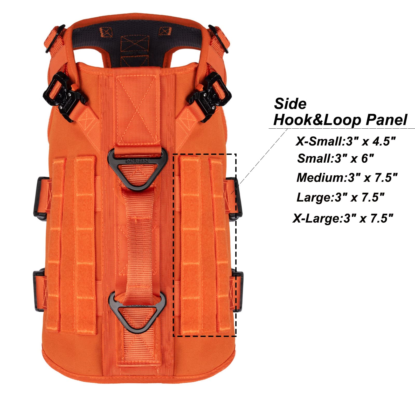 Arnés ICEFANG GN3 con compatibilidad MOLLE para transportar accesorios.