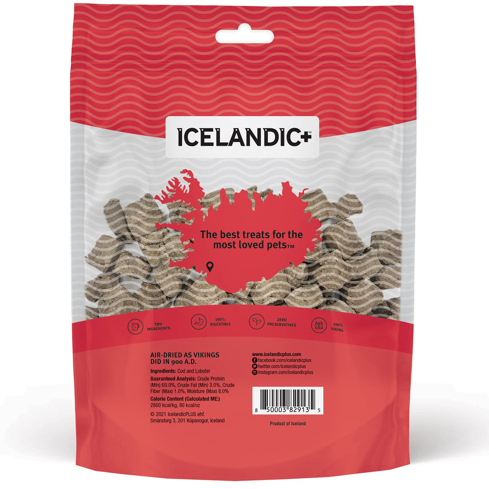 Icelandic+ Aroma marino en bocados, ideal para premiar al perro.