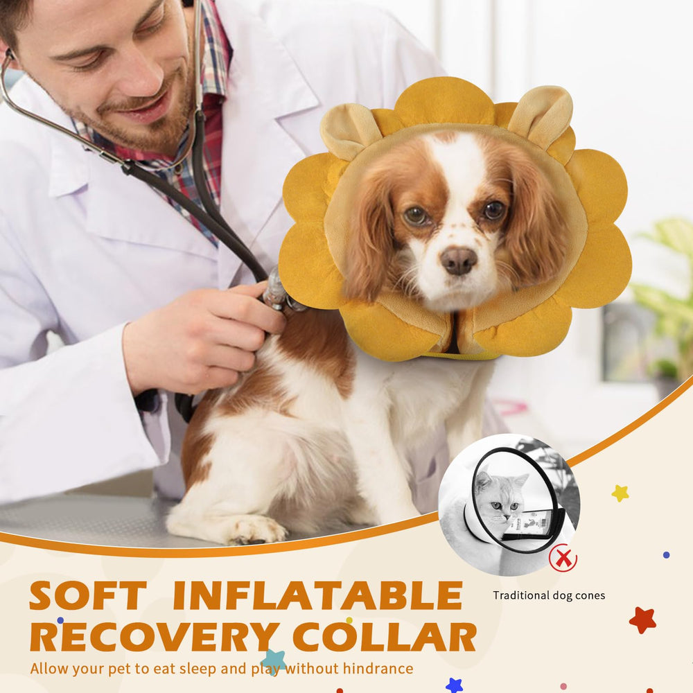 IEUUMLER visión libre collar recuperación: permite comer, beber y dormir con comodidad.