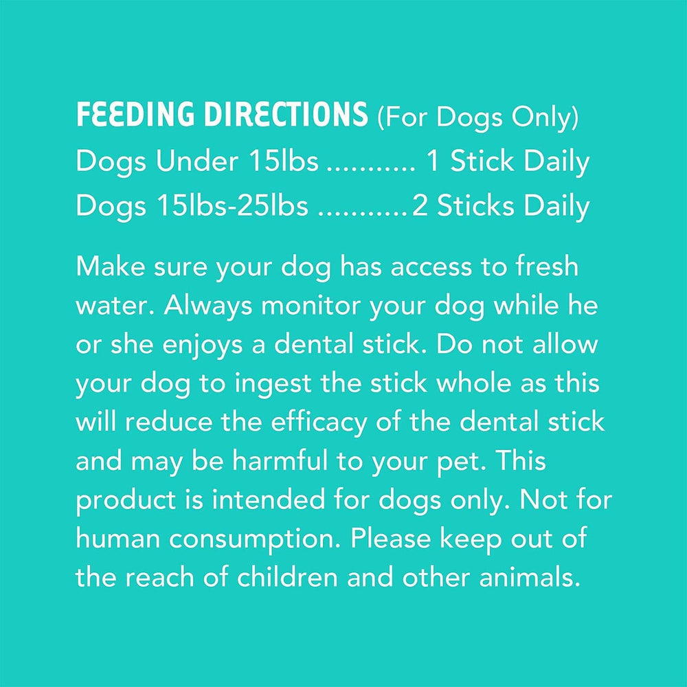 iHeartDogs Brushy Sticks tamaño mini para dosis diarias.