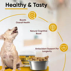 iHeartDogs Senior Super 7: aceite de pescado para la salud ocular y el pelaje.