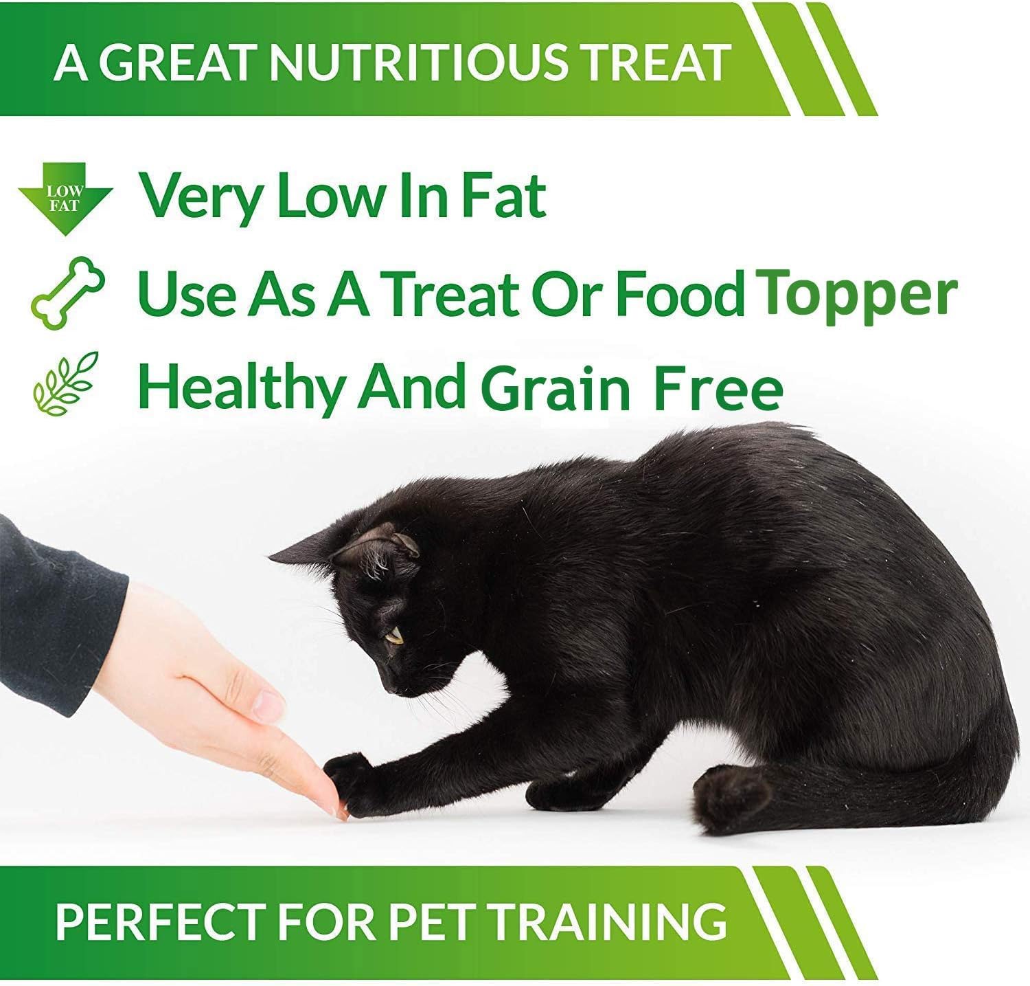 Life Essentials By Cat-Man-Doo - Snacks de Pollo Liofilizado para Perros y Gatos, 56 g