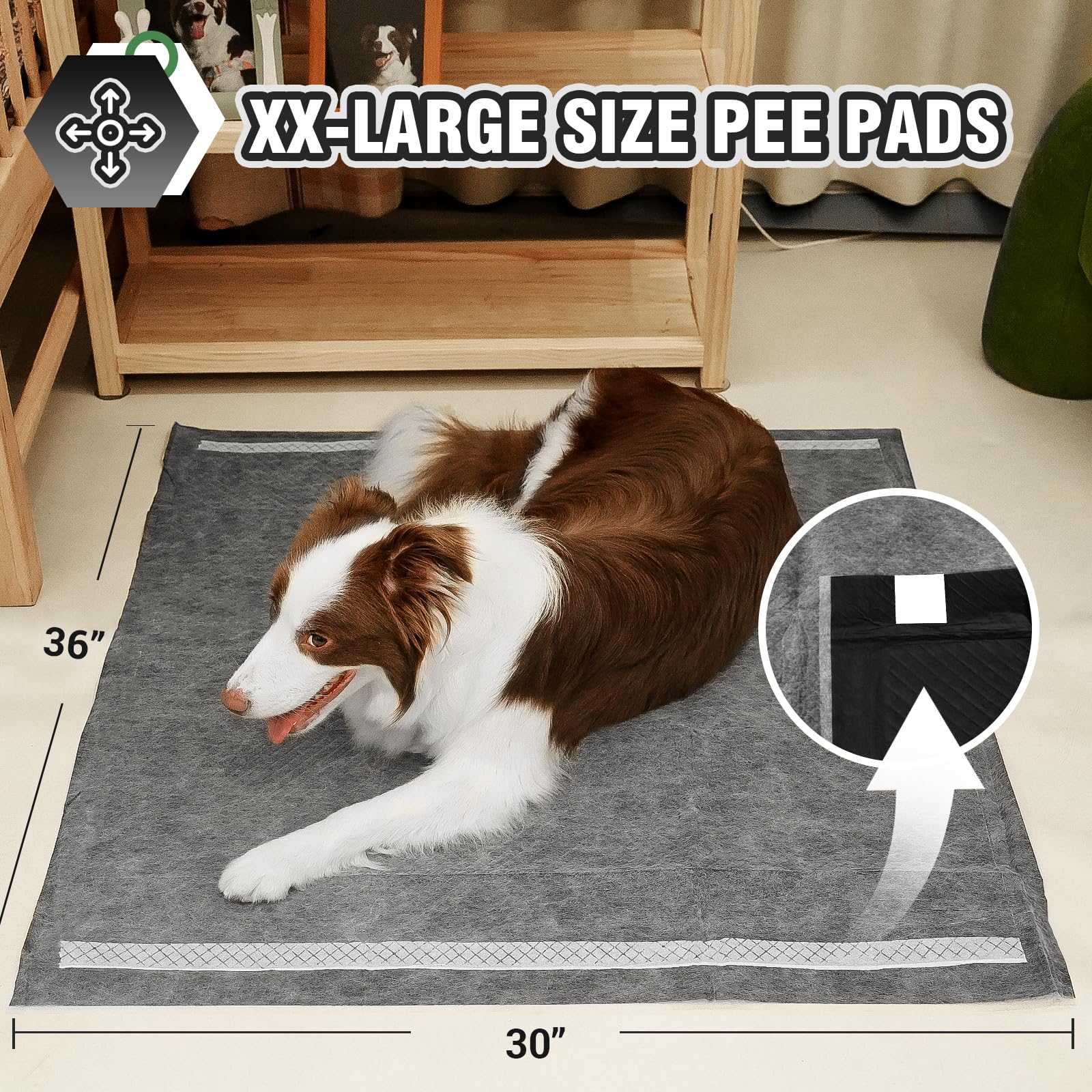 IMMCUTE absorbentes de secado rápido para suelos limpios.