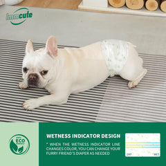 IMMCUTE ajuste seguro en panales para perro pequeño, evita deslizamientos.