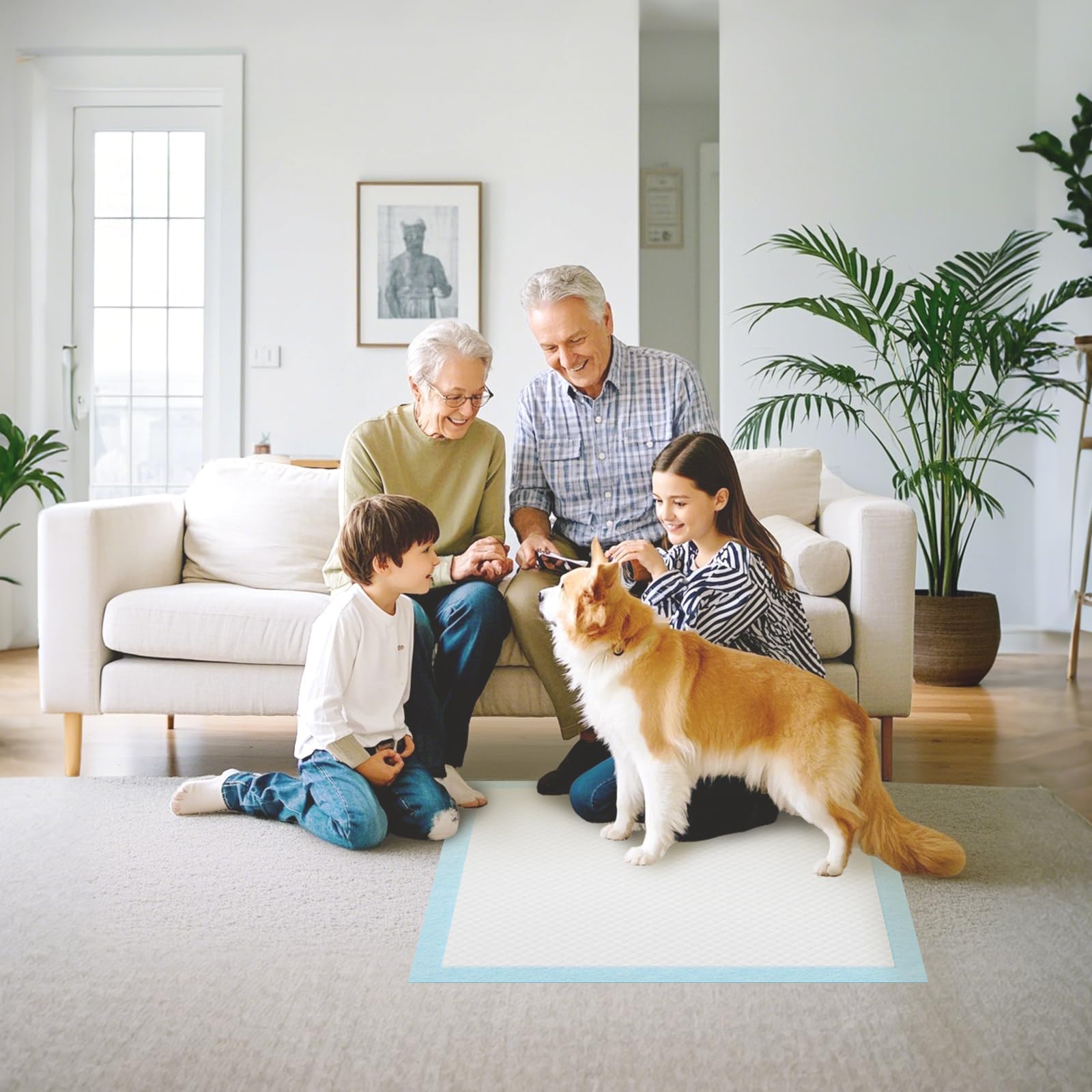IMMCUTE, pad para perros y gatos, solución de higiene para mascotas.