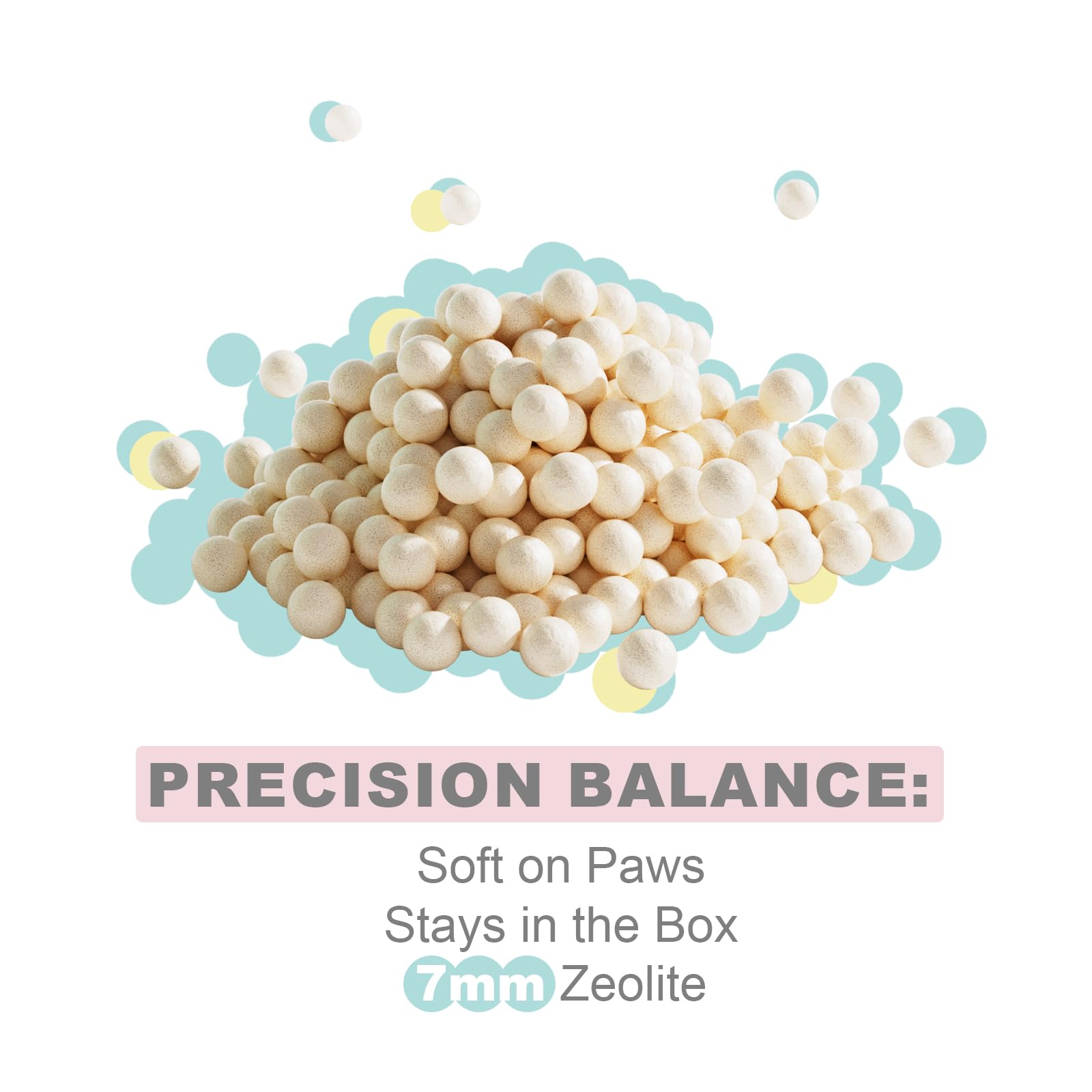 IMMHABI pellets 7mm empaque recerralable para frescura duradera.