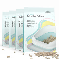 IMMHABI pellets para arena de gatos de 14 libras: absorción natural de olores.