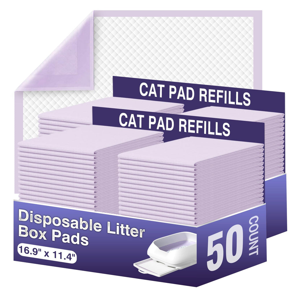 IMMCUTE almohadillas para gatos, talla 16.9x11.4 pulgadas, protección de bandeja y limpieza