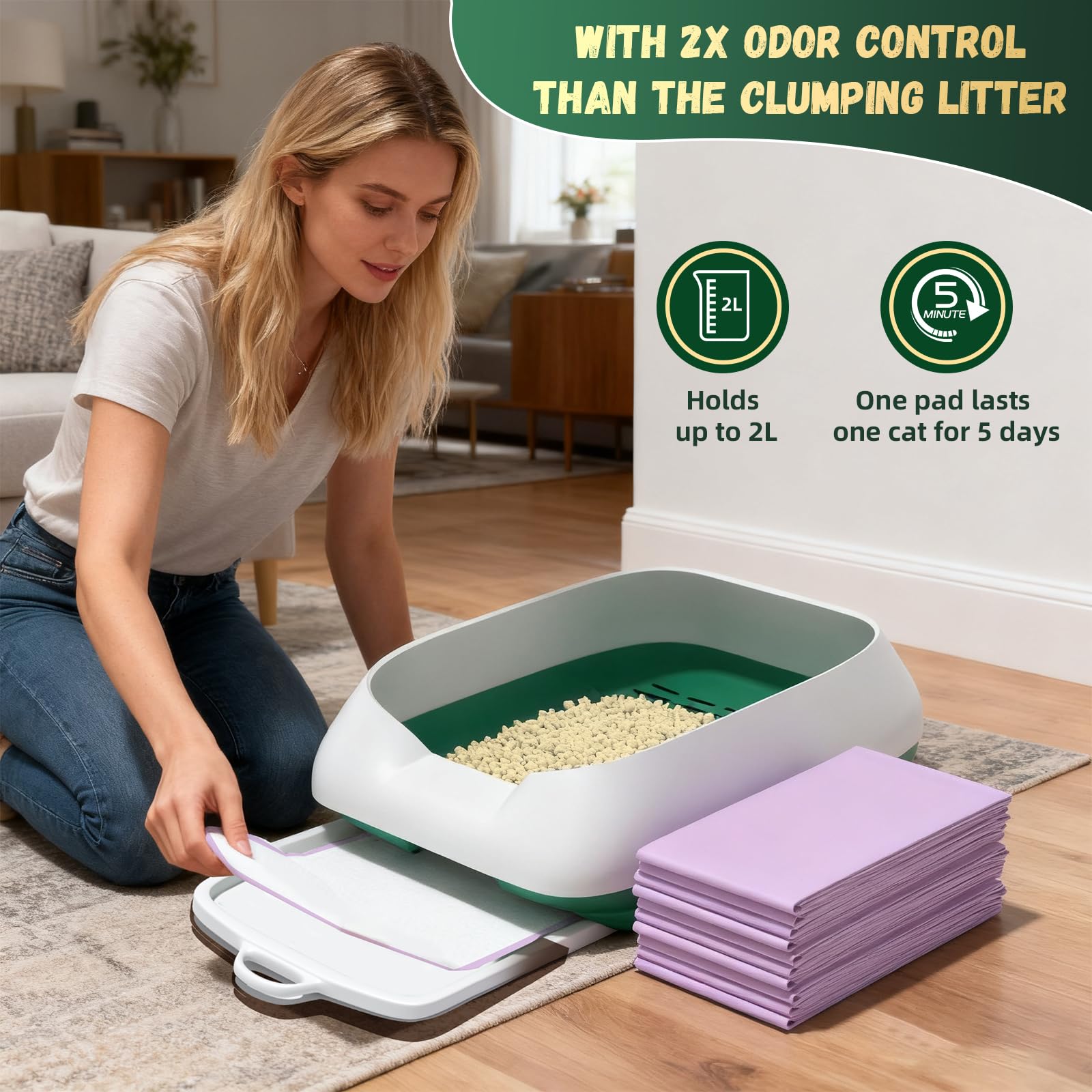 IMMCUTE pellets de zeolita reducen el rastro en casa