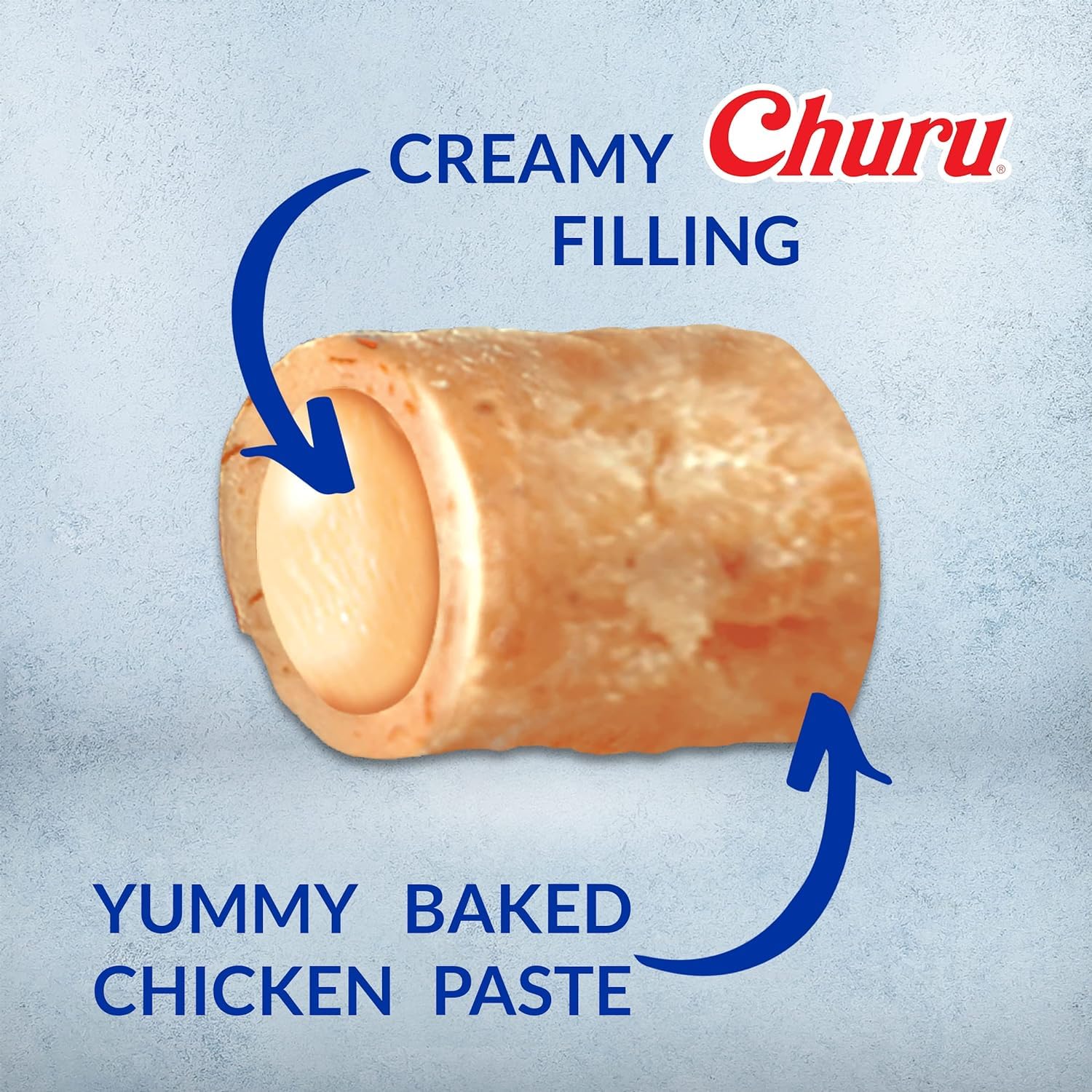 INABA Churu Bites: centro cremoso relleno, experiencia de textura doble.