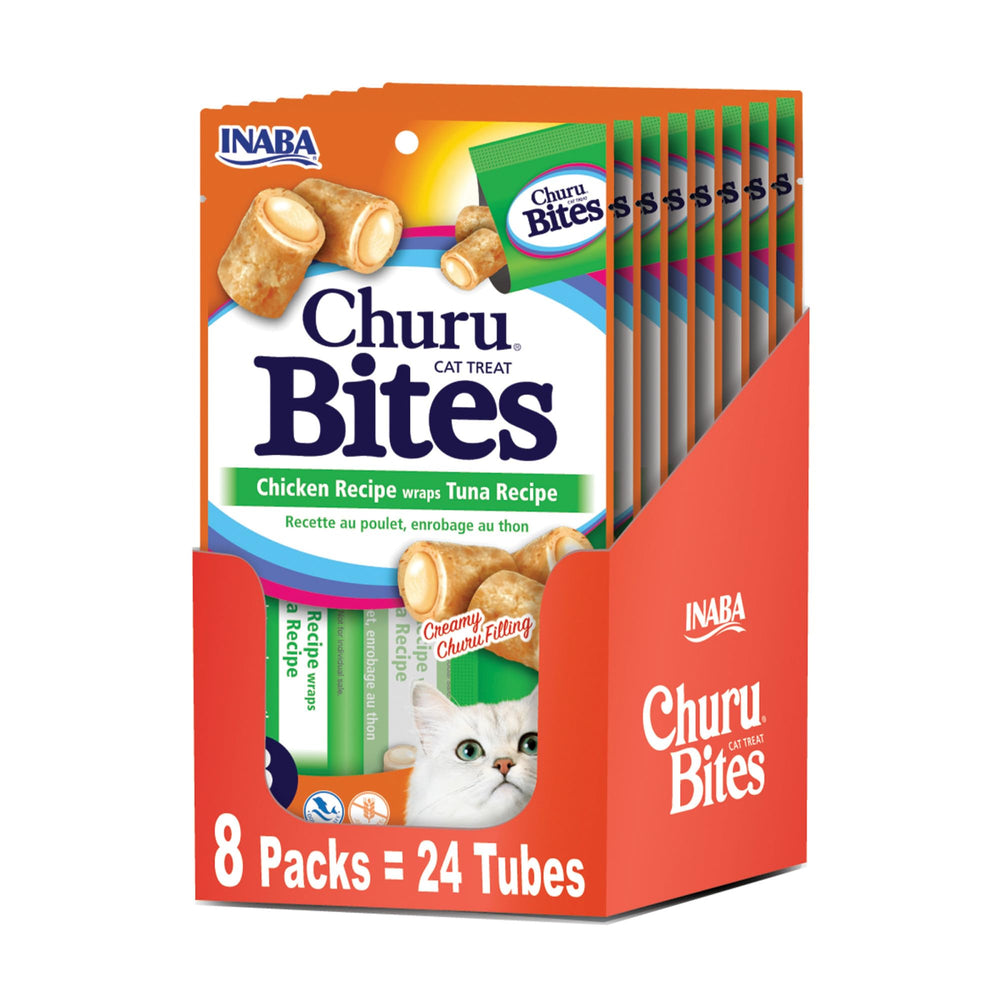INABA Churu Bites textura doble en cada bocado para gatos curiosos