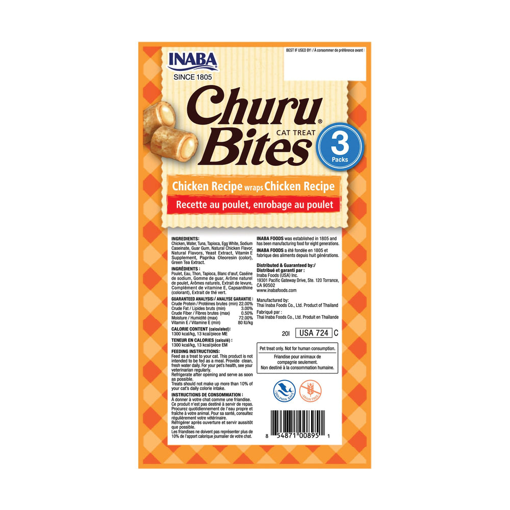 INABA Churu Bites uso-pastilla, facilita esconder pastillas para gatos.