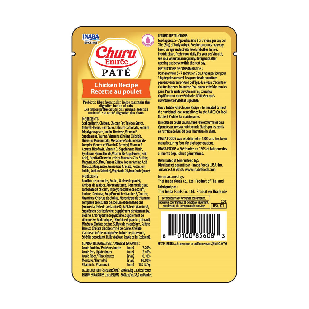 INABA Churu Paté, variedad de sabores y texturas para gatos