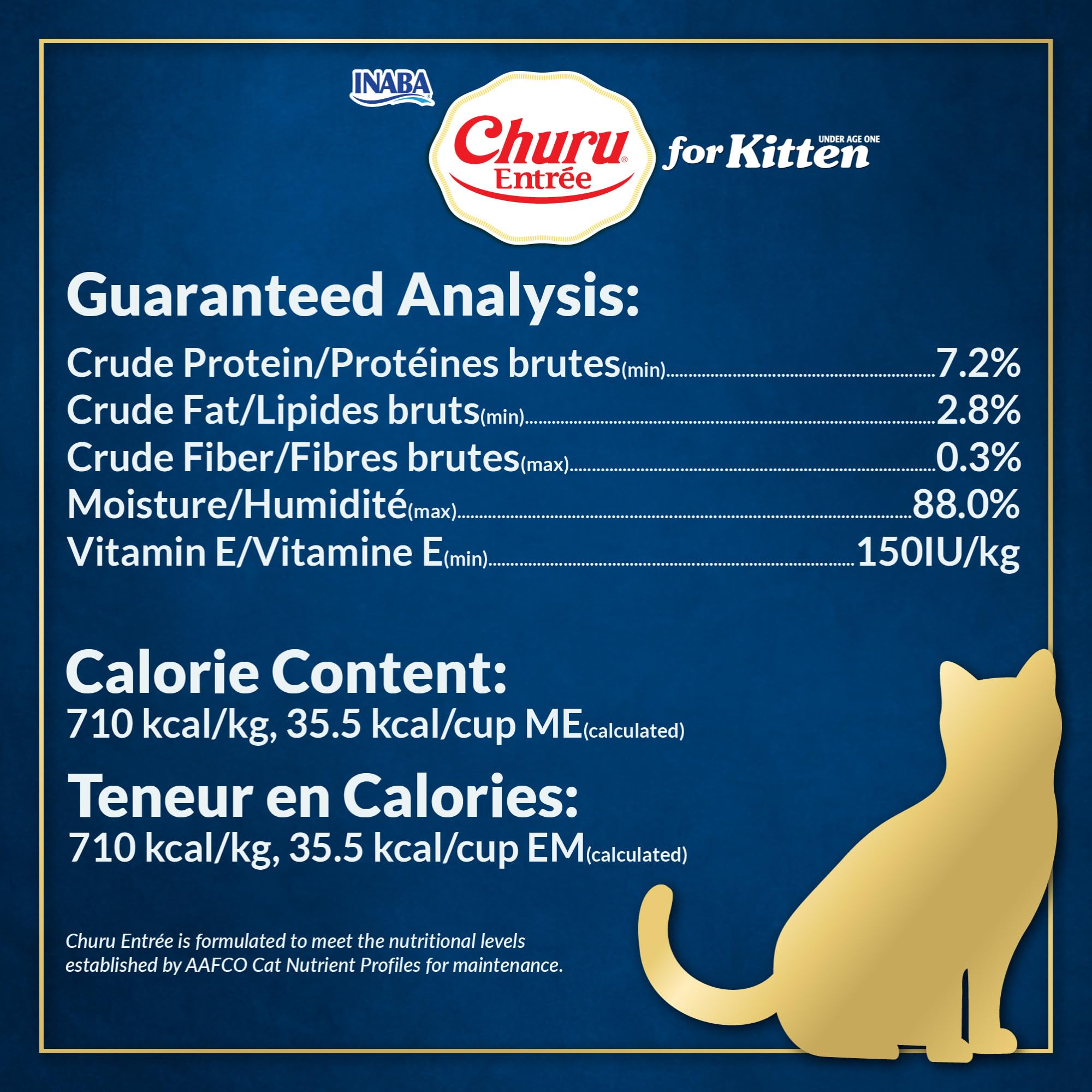 INABA Churu Entrée Paté, ingredientes reales sin granos para gatitos