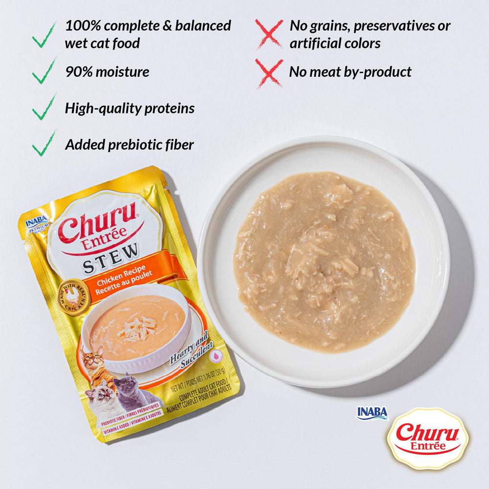 INABA Churu Entrée Stew, aceites para piel y pelaje de gatitos