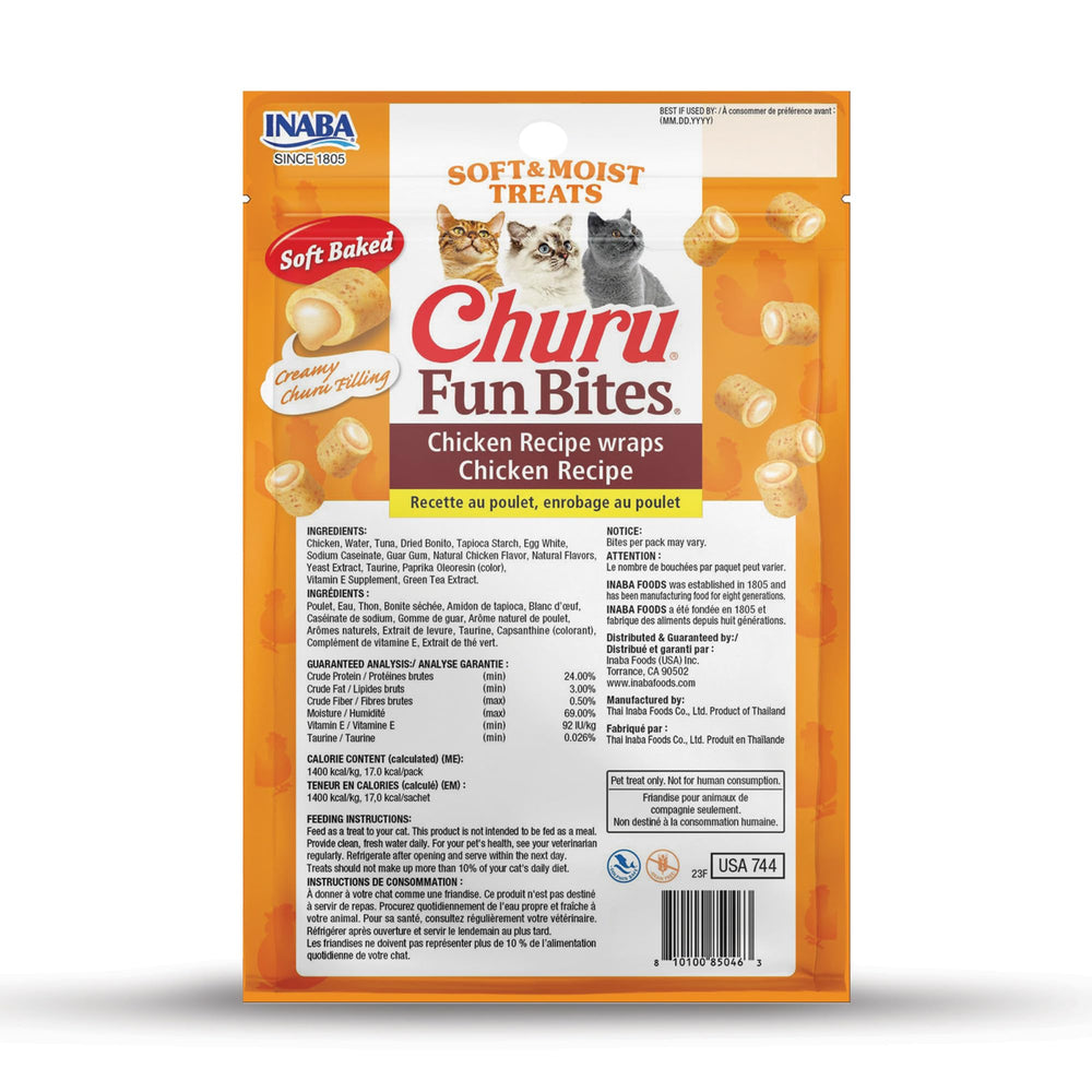 INABA Churu Fun Bites, cuatro sabores sabrosos para gatos