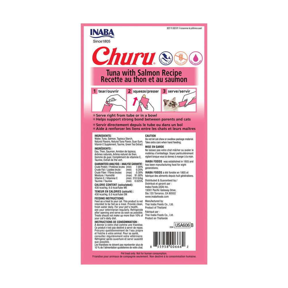 INABA Churu Textura Cremosa, puré para gato, textura suave para interacción.