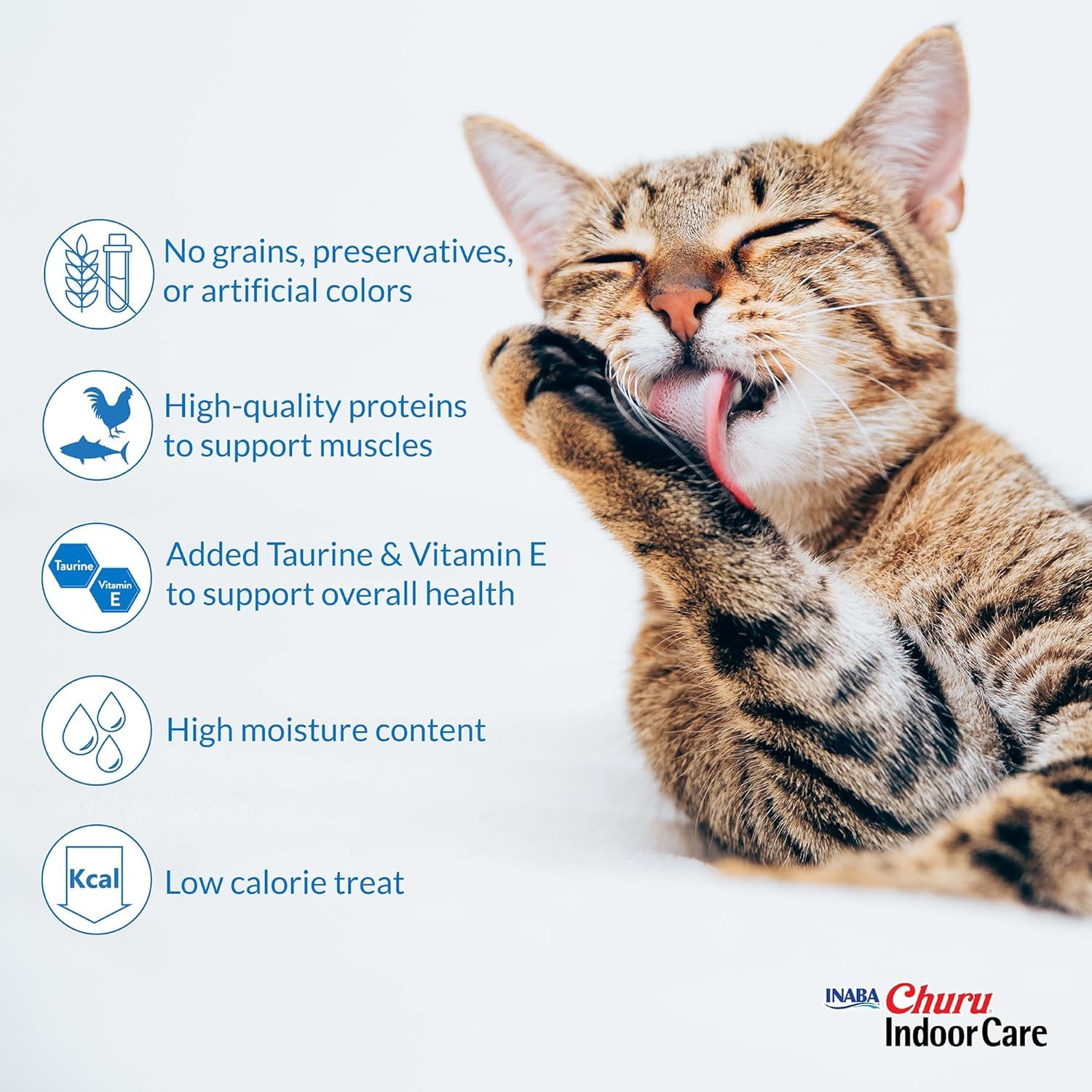 INABA Churu con taurina para la salud general de tu gato