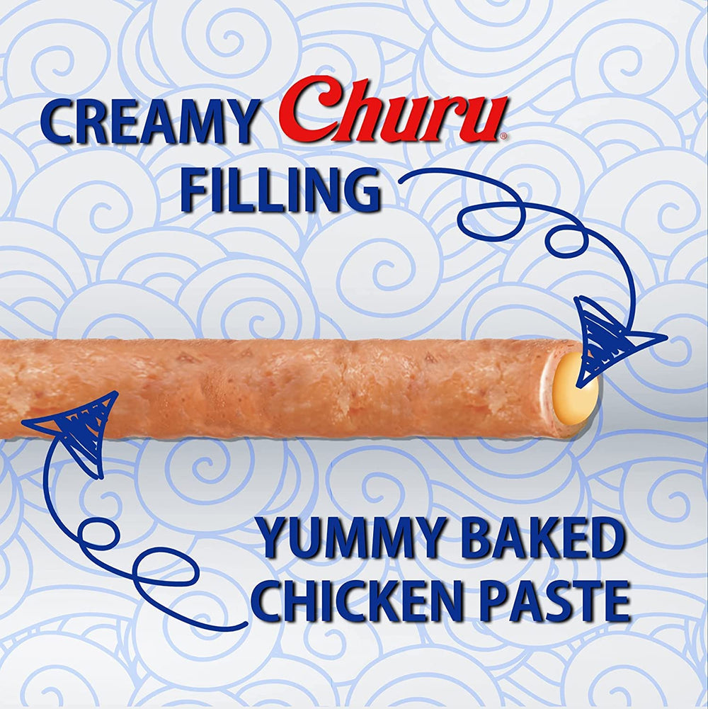 Churu Rolls como snack de entrenamiento para perros premiando trucos.