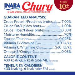 INABA Churu Senior Pollo Receta, uso como cubrimiento o premio directo.