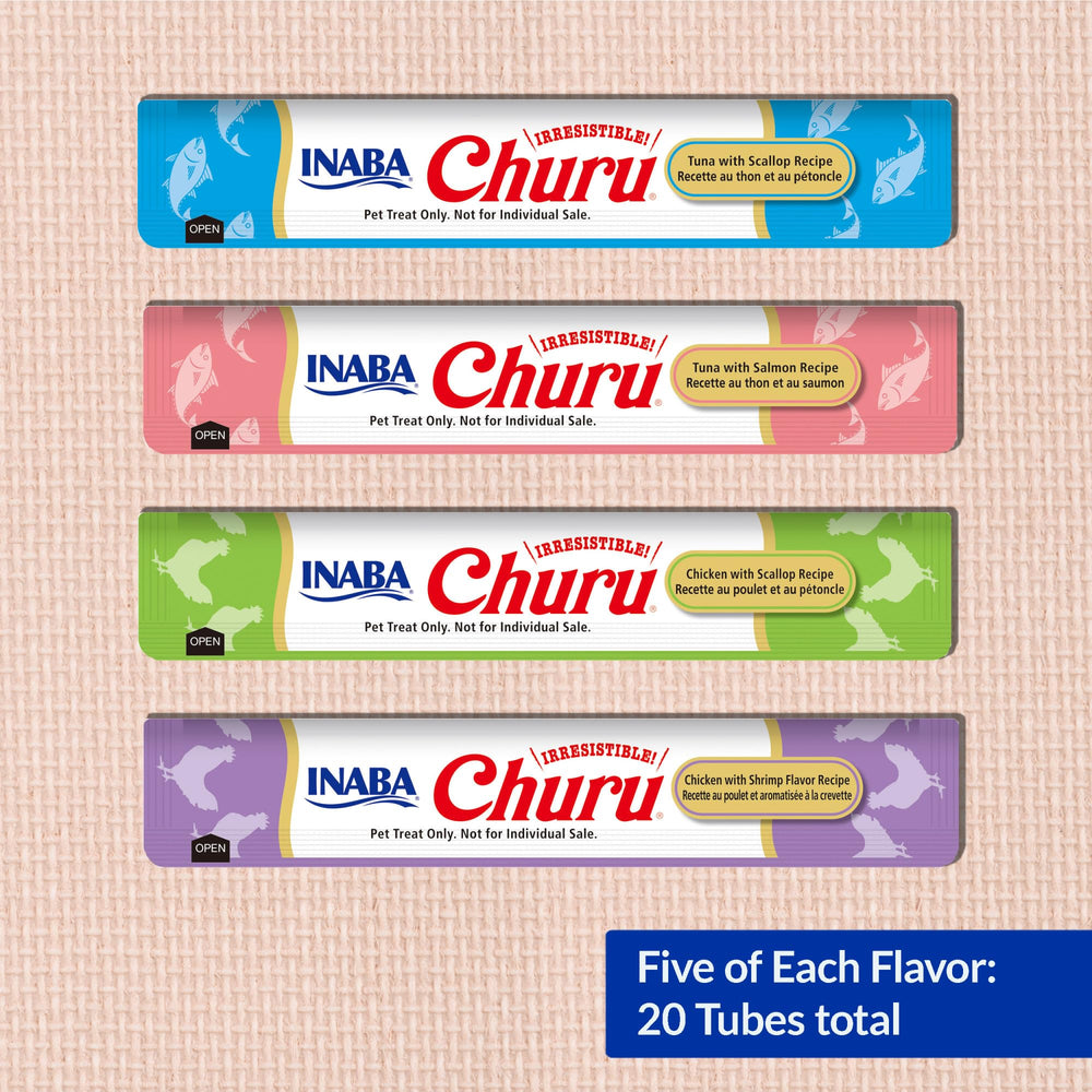 INABA Churu sin colorantes artificiales, sabor puro para gatos.
