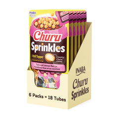 INABA Churu Sprinkles en paquete porciones para premiar gatos.