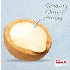 Textura cremosa con relleno Churu en cada bocado.