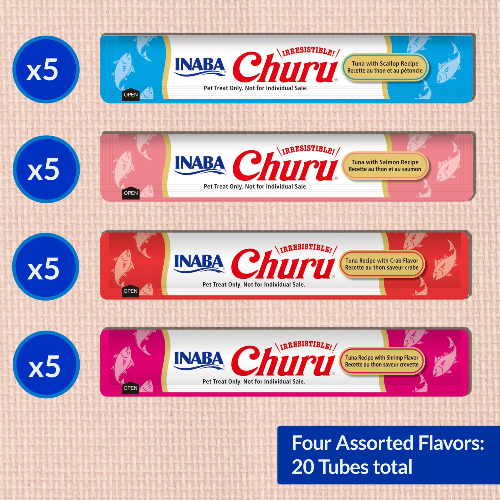 Extrait de thé vert dans Churu INABA pour des antioxydants naturels