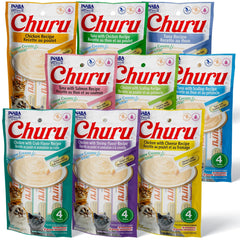 INABA Churu: tubo cremoso en la mano para alimentar y conectar