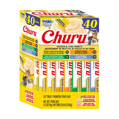 INABA Churu tubo cremoso de pollo, ideal para premiar de forma interactiva
