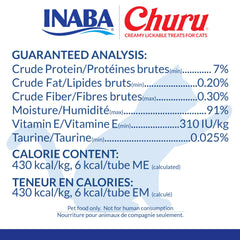 INABA Churu tubo cremoso salmón, opción práctica para alimentar de mano.