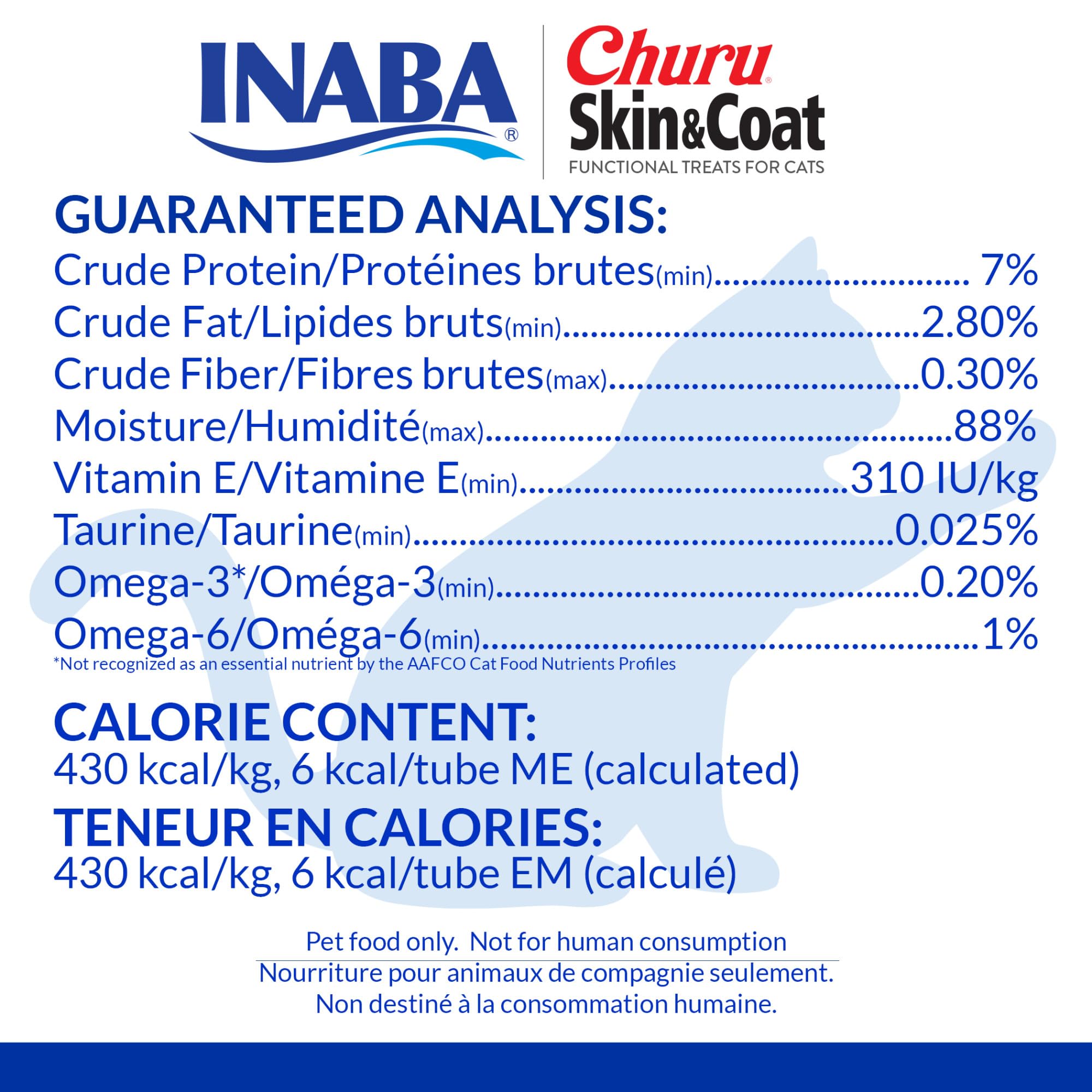 INABA Churu omega-3 promueve piel saludable y pelaje lustroso