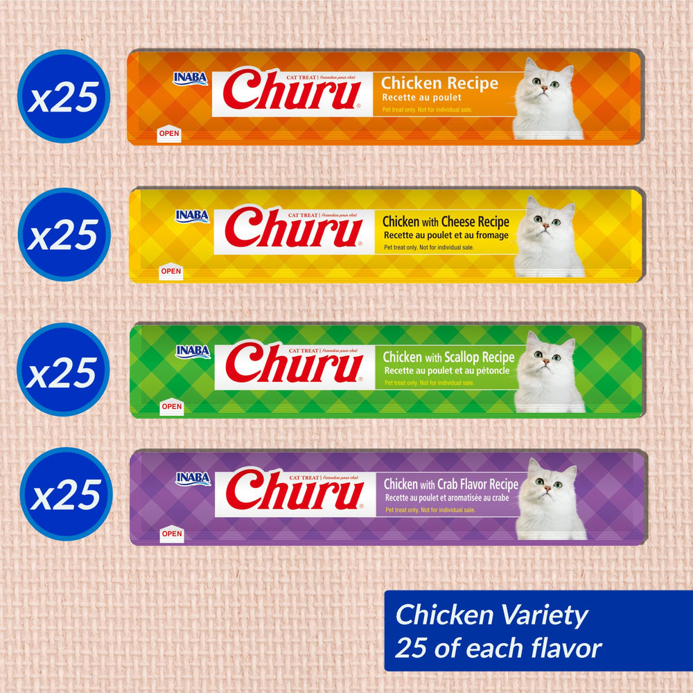 INABA Churu Tubo como topper, añade humedad a comida seca