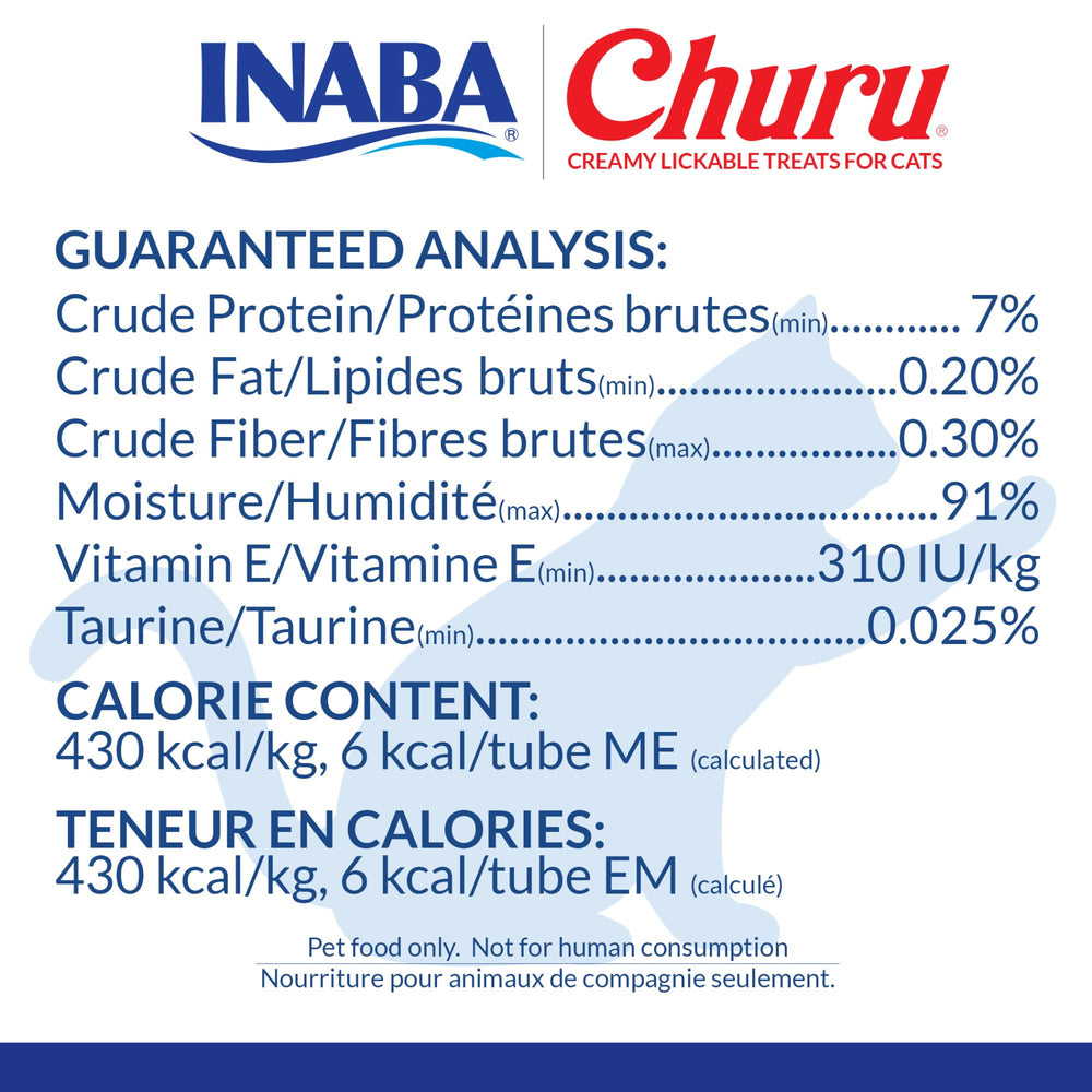 INABA Churu: 19 sabores para gatos de todas las etapas.